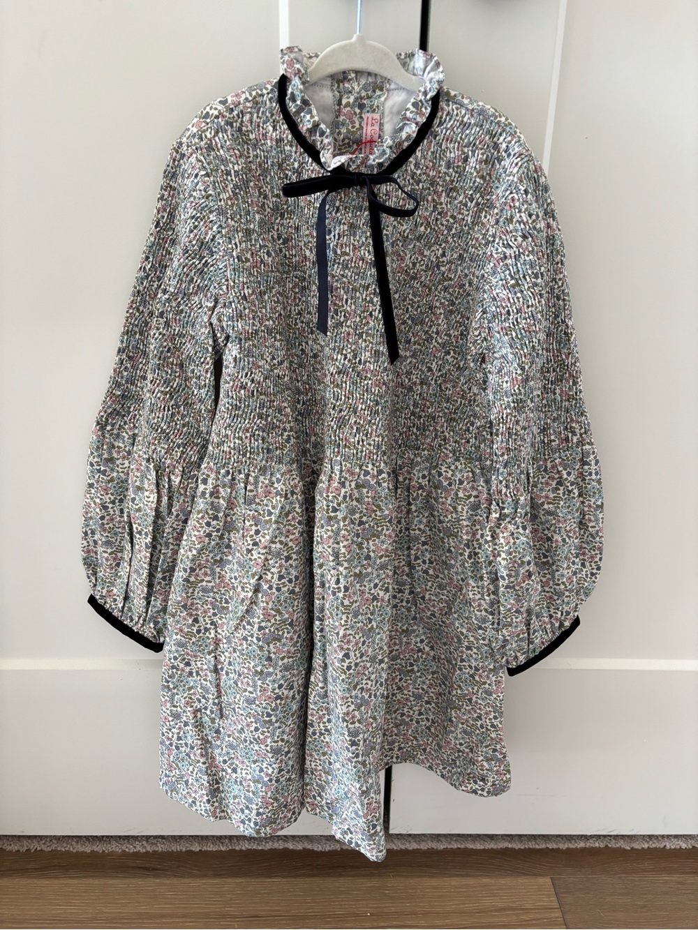 NWT La Coqueta Raya Girl Floral Smocked Dress